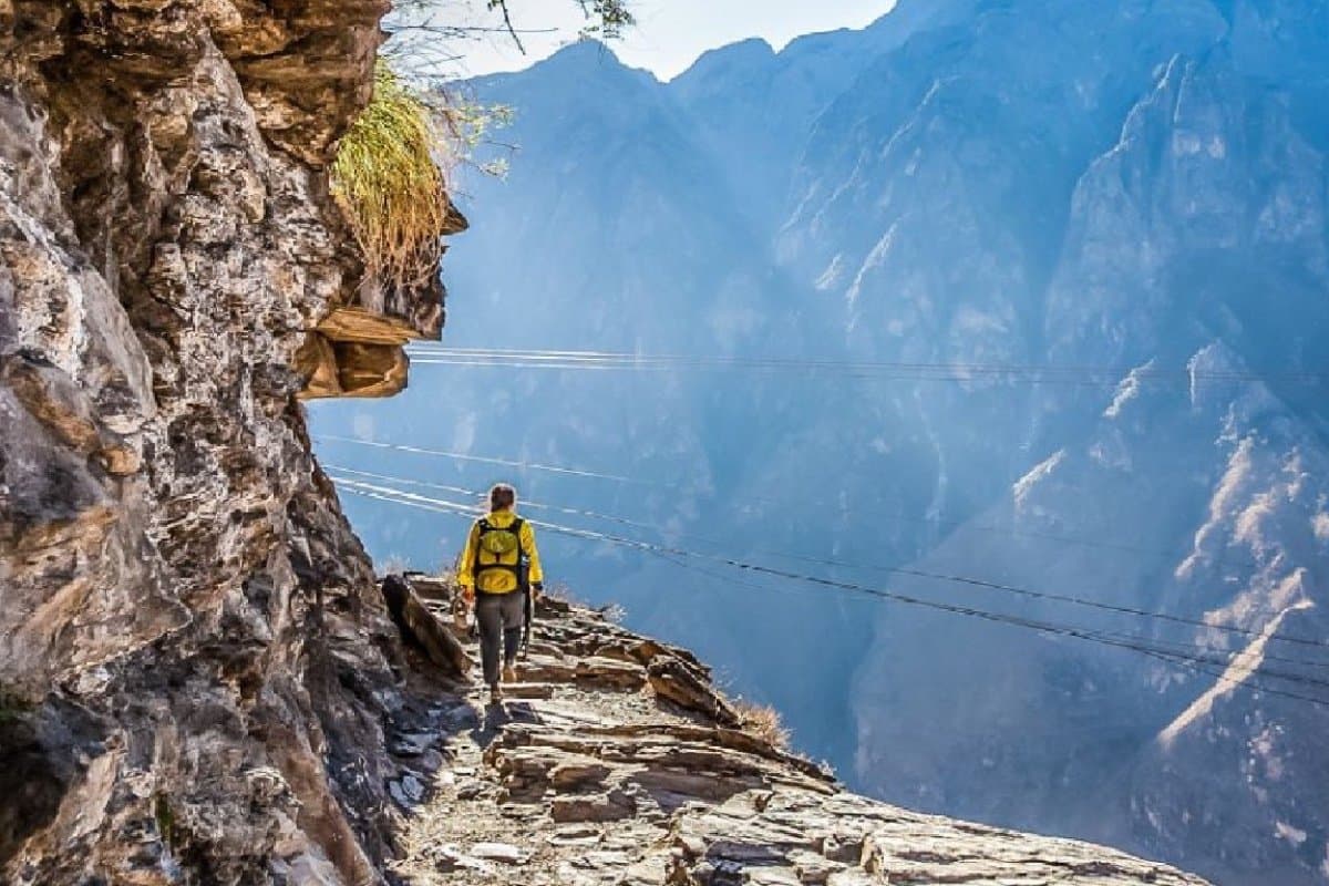 Waterfall on the Tiger Leaping Gorge High Path