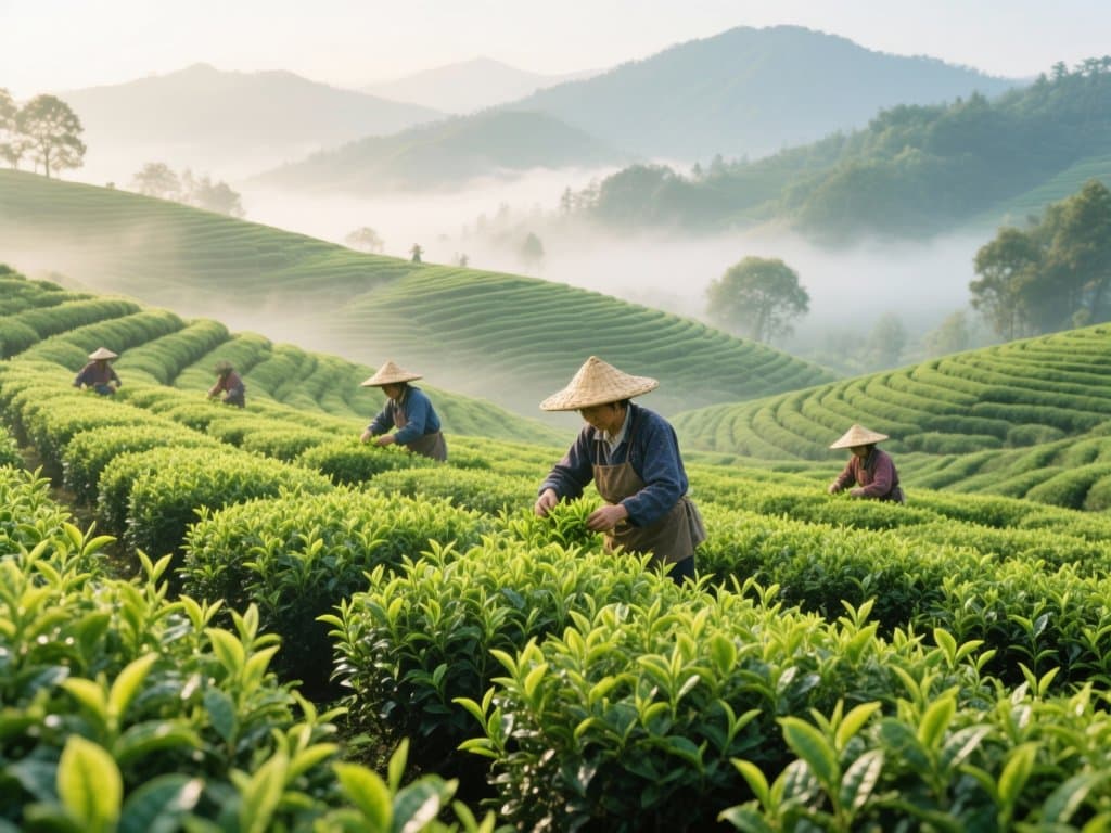 Longjing Tea Plantations